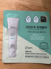 Sữa rửa mặt Make P:rem Safe Me Relief Moisture Cleansing Foam 150ml