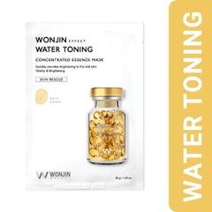 Combo 10 Mặt Nạ truyền trắng WonJin Effect Water Toning Mask 30g TẶNG sửa rửa mặt 80ml