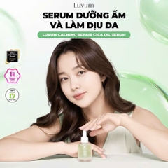 Serum dưỡng Ẩm và làm dịu da Luvum calming repair Cica Oil Serum 30ml