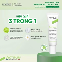 Kem bôi tri mụn Noreva Actipur 3 En 1 30ml