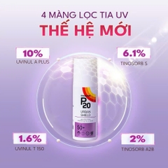 Riemann P20 Kem chống nắng Urban Shield SPF50+ PA++++ 50g
