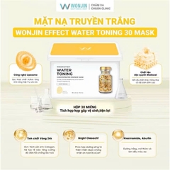 Hộp 30 Mặt Nạ Giúp Dưỡng Da Chuẩn Clinic Mỗi Ngày WonJin Effect Water Toning Mask 350g