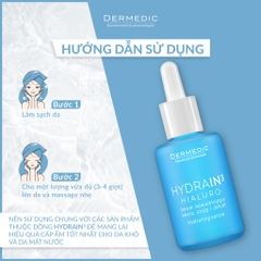 Serum cấp nước, cấp ẩm cho da khô Dermedic Hydrain3 Hialuro Hydrating Serum For Face, Neck And Decolltage 30ml
