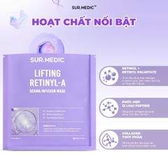 Phiên Bản Nâng Cấp - COMBO 5 Mặt Nạ Dưỡng Ẩm, Dưỡng Sáng Da SUR.MEDIC+ DERMA INFUSION MASK
