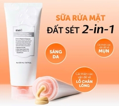 (Tặng toner klairs 30ml mới )Dear, Klairs Sữa rửa mặt hỗ trợ làm sáng da Freshly Juiced Vitamin Mask Cleanser 150ml