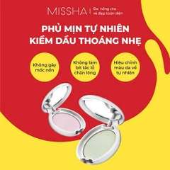 Missha Phấn Phủ Airy Pot Pressed Powder 5g - Kiềm Dầu, Lâu Trôi, Mịn Lì