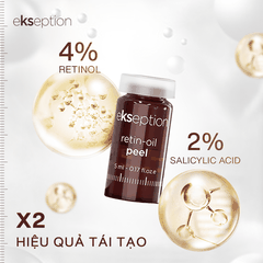 Tinh chất Peel da Ekseption Retin-oil Peel căng bóng, trắng sáng da 5ml