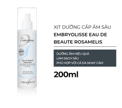 Xịt Dưỡng Cấp Ẩm Sâu Embryolisse Eau De Beaute Rosamelis 200ml