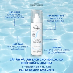 Xịt Dưỡng Cấp Ẩm Sâu Embryolisse Eau De Beaute Rosamelis 200ml