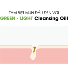 Dầu Tẩy Trang Cho Da Nhạy Cảm GRAYMELIN Green Light Cleansing Oil 400ml