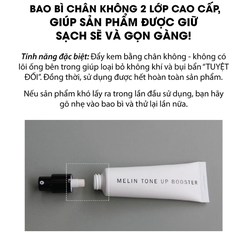 Kem Nâng Tone, Dưỡng Sáng Làm Đều Màu Da - Graymelin Melin Tone Up Booster 50ml