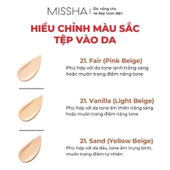 Missha Phấn Nước Stay Cushion High Cover 14g Kiềm Dầu Lâu Trôi Cho Lớp Nền Mịn Lì