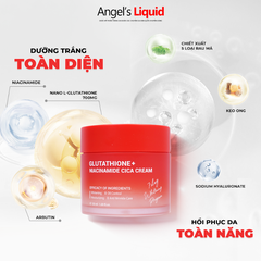 KEM LÀM TRẮNG, KIỂM SOÁT DẦU & THU NHỎ LỖ CHÂN LÔNG ANGEL'S LIQUID GLUTATHIONE PLUS NIACINAMIDE CICA CREAM 50ML