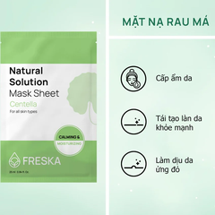 Mặt nạ giấy Freska Natural Solution Mask Sheet 25ml/miếng