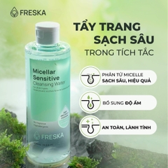 Nước tẩy trang Freska Micellar Sensitive Cleansing Water 400ml