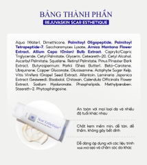 Kem xóa mờ Sẹo Thâm, Sẹo Rỗ, Sẹo Lõm Scar Esthetique của Rejuvaskin