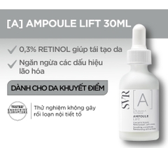 Tinh chất dưỡng da ngăn ngừa dấu hiệu lão hóa và giúp da mềm mịn SVR [A] Ampoule Lift 30ml