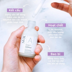 Tinh chất dưỡng da ngăn ngừa dấu hiệu lão hóa và giúp da mềm mịn SVR [A] Ampoule Lift 30ml