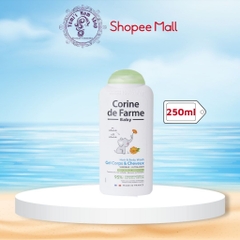 Gel gội và tắm cho bé Corine de Farme Hair & Body Wash 250ml/500ml