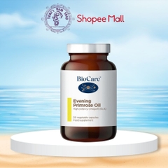 Tinh dầu hoa anh thảo Biocare Primrose Oil 30v Hỗ Trợ Làm Đẹp Da, Giảm Mụn, Mờ Thâm, Cân Bằng Nội Tiết Tố Nữ