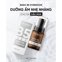 Serum DrCeutics Tinh Chất Dưỡng Cấp Ẩm, Làm Dịu Da Cho Da Dầu Mụn DrCeutics Basic B5 Hydration 30g