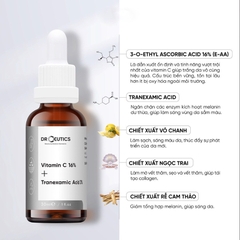 Tinh chất Serum C Drceutics VITAMIN C 16% + TRANEXAMIC ACID 3% dưỡng sáng, mờ thâm, giảm nám