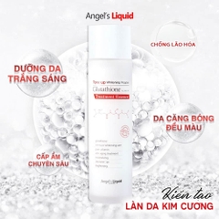 Nước thần Angel's Liquid Tone up Whitening Program Glutathione + Niacinamide treatment Essence