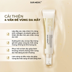 Kem trị thâm mắt, xoá mờ nếp nhăn Sur.Medic+ Perfection 100tm All In One Facial Eye Cream 35ml