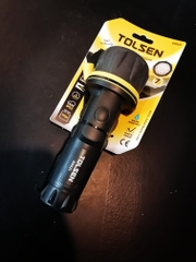 Đèn pin cán bọc nhựa 7 Led Tolsen