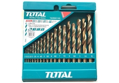 Bộ 19 mũi khoan kim loại HSS TOTAL TACSD0195 xsafe