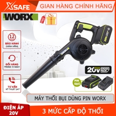 Máy thổi cầm tay WORX WU230.9 Máy thổi bụi dùng pin 20V