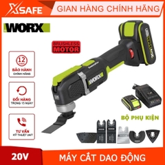 Máy cắt dao động đa năng dùng pin WORX 20V WE696 Máy cắt góc