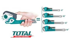 Mỏ lết mở ống chuyên dùng 10 inch- 14 inch Total chính hãng