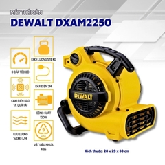 Máy thổi khô thảm, sàn Dewalt DXAM2250 130W