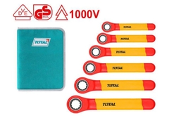 Bộ cờ lê vòng tự động cách điện 6 chi tiết TOTAL THKISPA0603