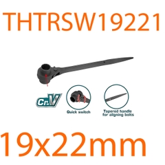 Cờ Lê đuôi Chuột Tuýp đôi 19x22mm Total THTRSW19221