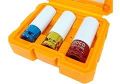 Bộ đầu tuýp màu 3 chi tiết Ingco HNMLNS031 1/2 inch