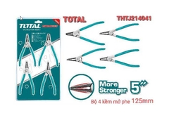 Bộ 4 kềm mở phe 125mm TOTAL THTJ214041