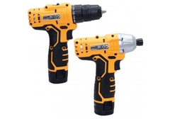 Bộ combo máy khoan 10mm & siết vít dùng pin Lithum 12V Ingco CKLI1201