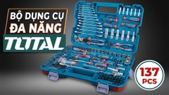 Bộ Đồ Nghề Sửa Chữa Đa Năng 137 Chi Tiết Total THKTHP21376