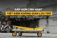 Xe Đẩy Hàng 4 Bánh Gấp Gọn 150kg Stanley PC510