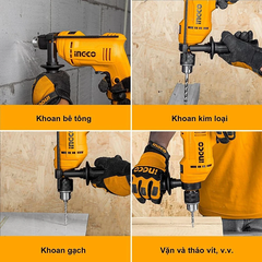 Máy Khoan Búa 710W INGCO ID7118E