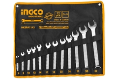 Bộ 12 Cờ Lê Vòng Miệng 6-32mm INGCO HKSPA1143