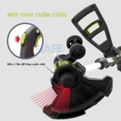 Máy cắt cỏ dùng pin 20V WORX WD163 Cắt cỏ lưỡi cước không chổi than khối lượng 2.5kg khóa an toàn - Chính hãng