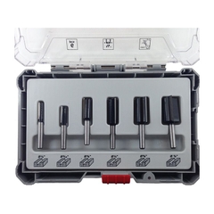 Bộ Mũi Phay Thẳng 6 Món (Mới) Bosch 2607017467