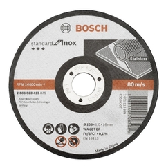 Đá Cắt 105x1.0x16 (Inox) Bosch 2608603413