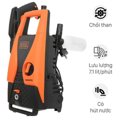 Máy rửa xe cao áp 1400W Black&Decker PW1450TD-B1 - Thương hiệu Mỹ