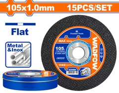 Bộ 15 Đá cắt kim loại 105x1x16mm WadFow WAC2L41