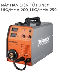 Máy hàn điện tử 250A PONEY MIG/MMA-250