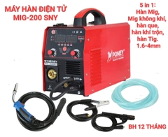 Máy hàn điện tử 7.5KVA PONEY MIG-200 SNY (5 in 1)